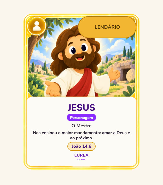 A carta de Jesus, lendária, com o subtítulo, a história e o versículo